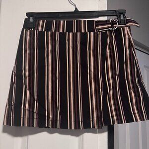Striped Mini Skirt